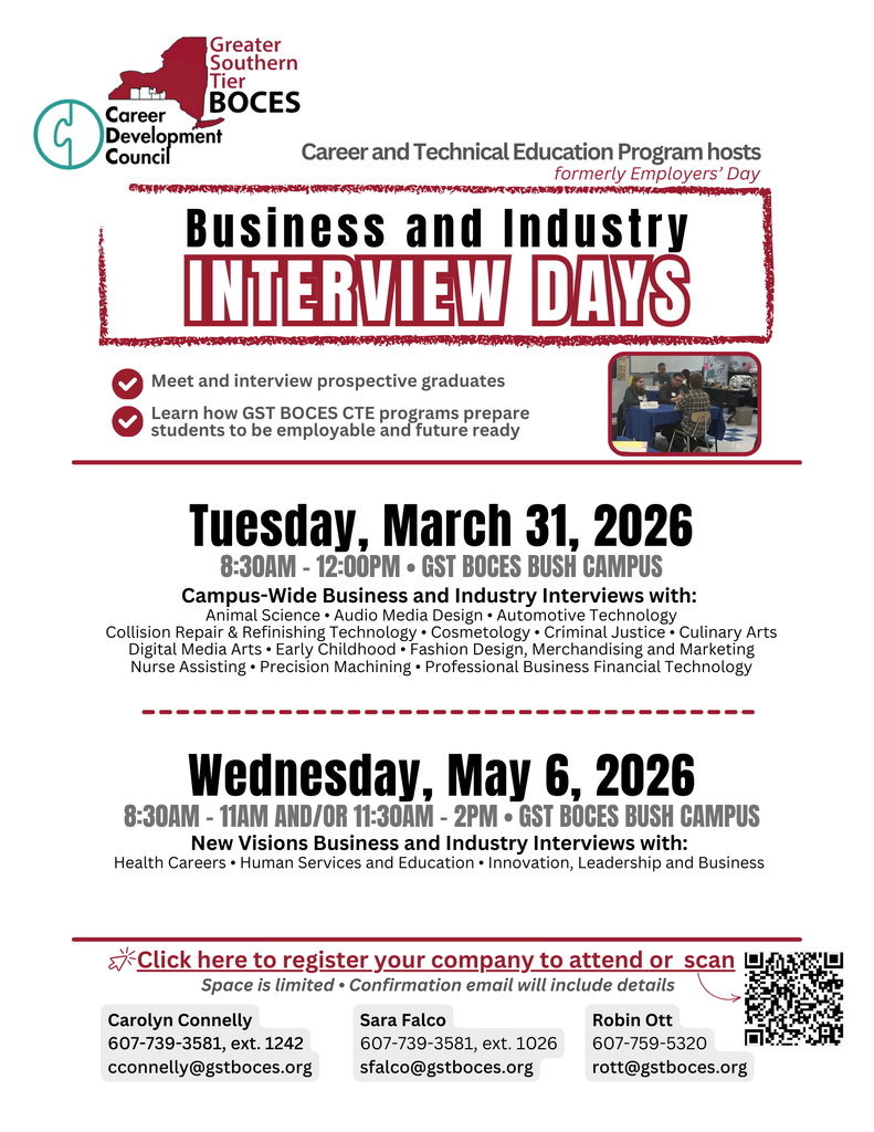 Business and Industry Interview Days 2026