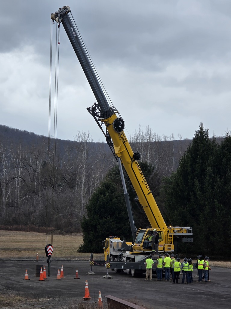 Thanks to Swarthout Recycling for allowing the students some seat time in their crane.