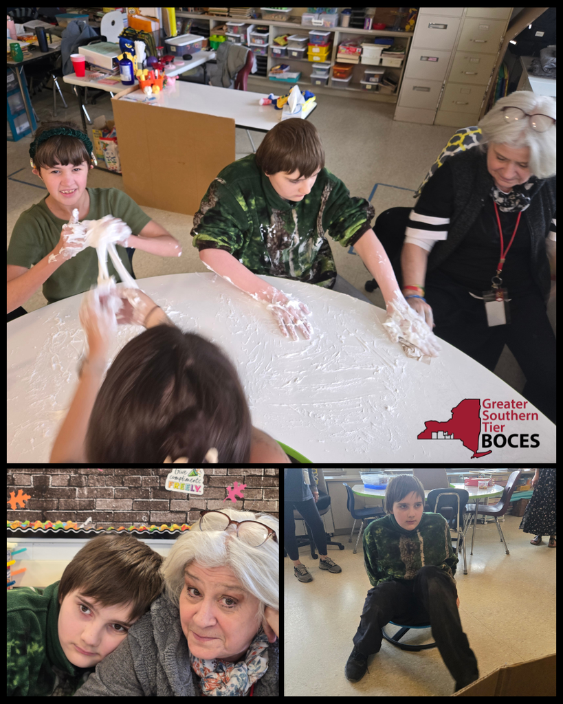 Hands-on learning wtih shaving cream