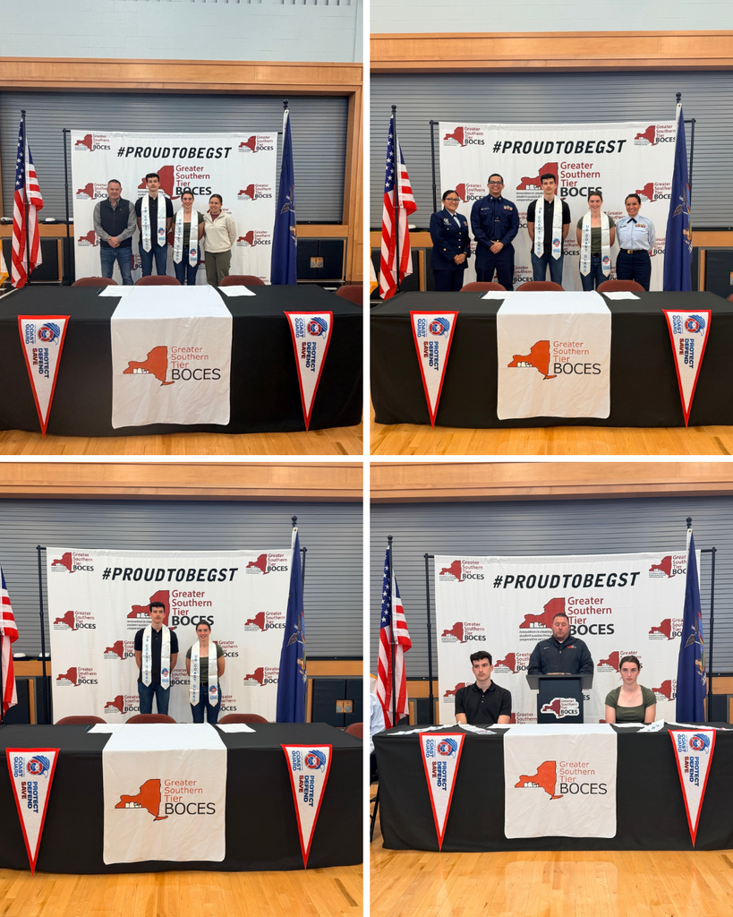 Two Criminal Justice students being sworn into the United States Coast Guard.