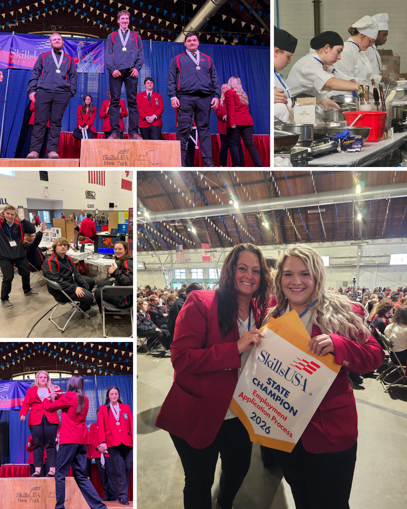 Wildwood SkillsUSA students at State Competition - competing and acccepting awards