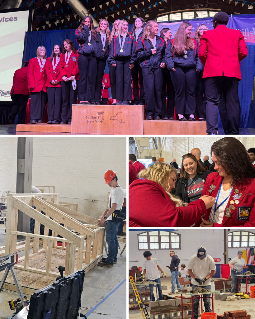 Wildwood SkillsUSA students at State Competition - competing and acccepting awards