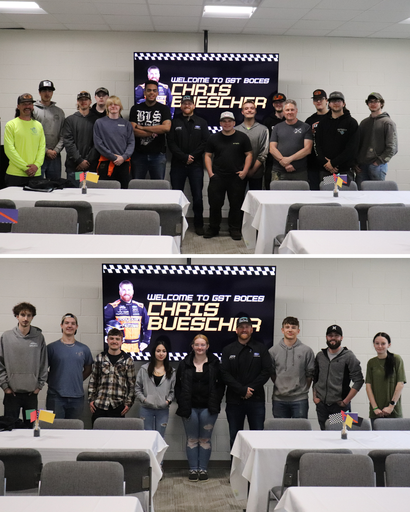Chris Buescher's visit to GST BOCES