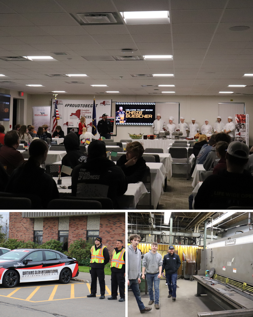 Chris Buescher's visit to GST BOCES