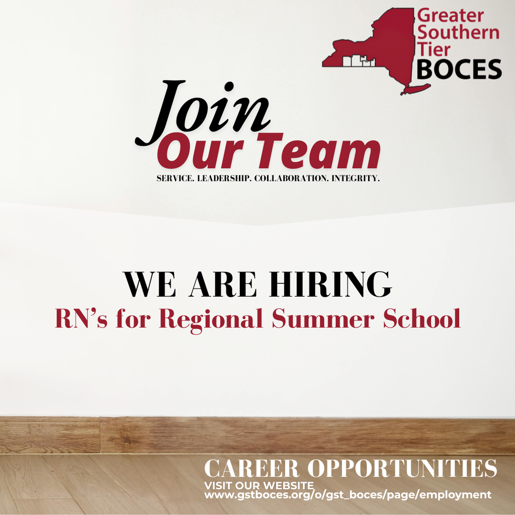 Hiring RN's for Regional Summer School