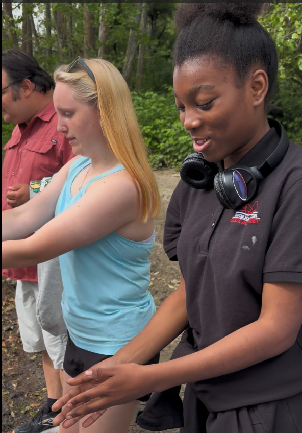 Releasing to their habitat