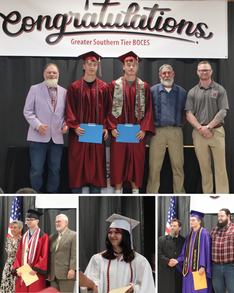Coopers Campus graduates smiling and accepting awards