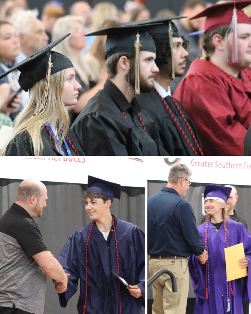 Coopers Campus graduates smiling and accepting awards