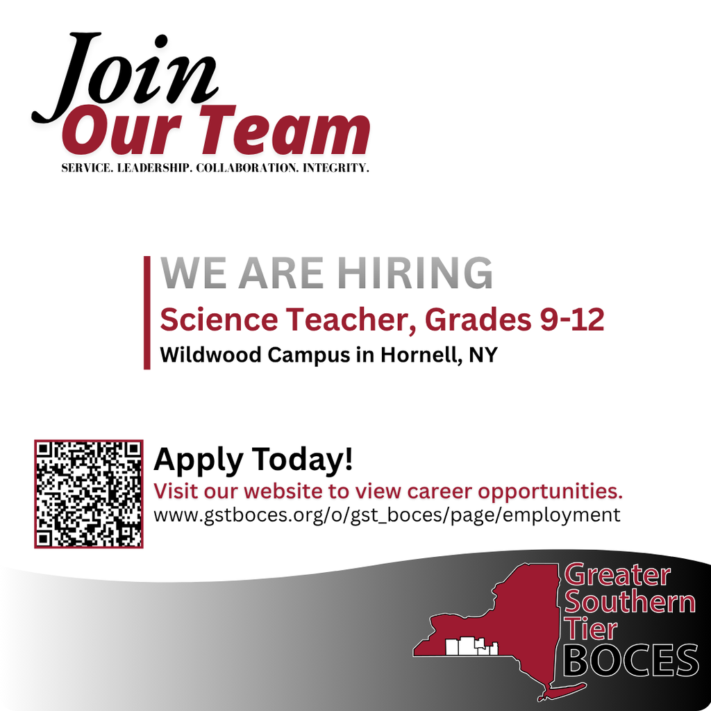 We are hiring a Science Teacher, Grades 9-12. Apply on our website today.