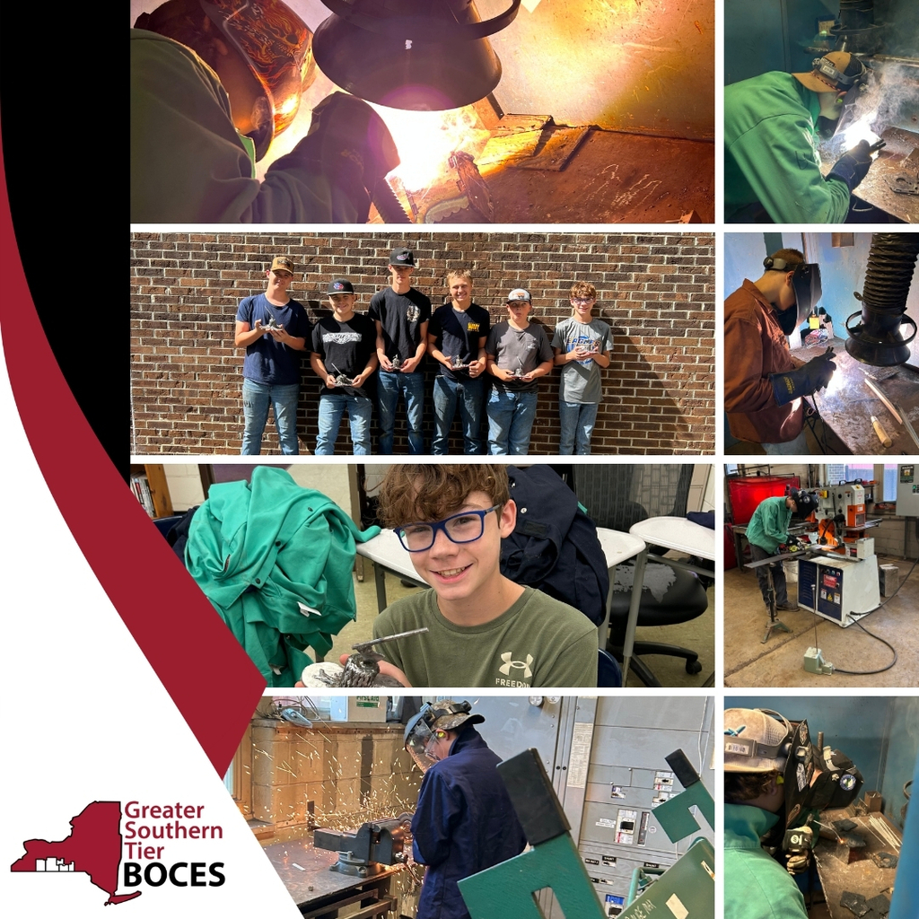 Image of students participating in the Summer of Innovation Welding & Fabrication class at Wildwood Campus