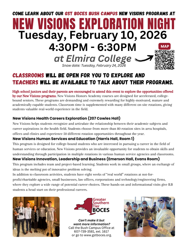 New Visions Exploration Night