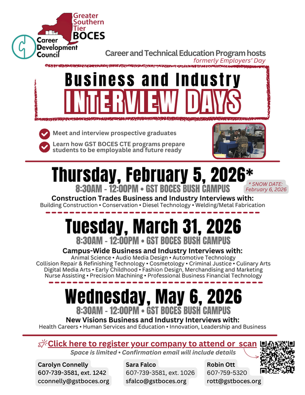 Bush Campus opportunities