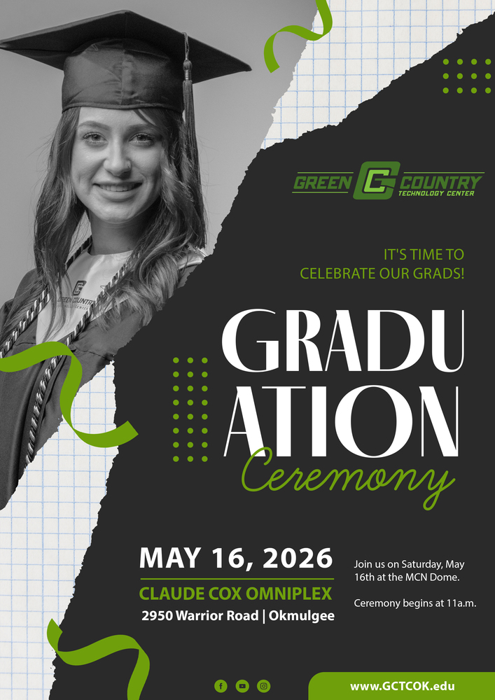 GCTC Graduation Ceremony | Saturday, May 16th | 11:00a.m. Kick Off
