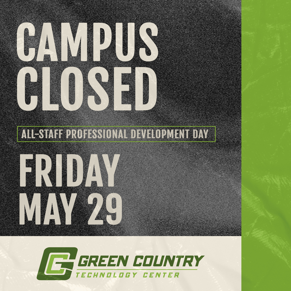GCTC Campus Closed - Friday May 29