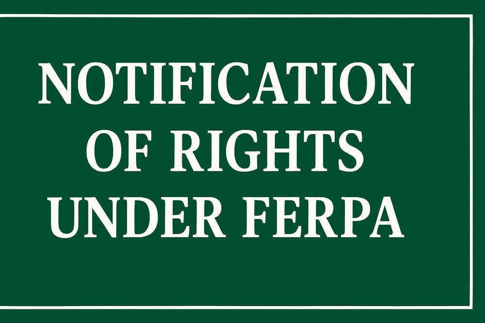 RIGHTS UNDER FERPA GRAPHIC