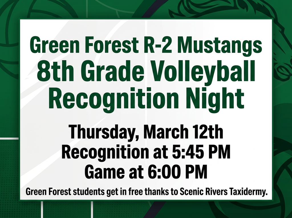 8th Grade Recognition Night Info