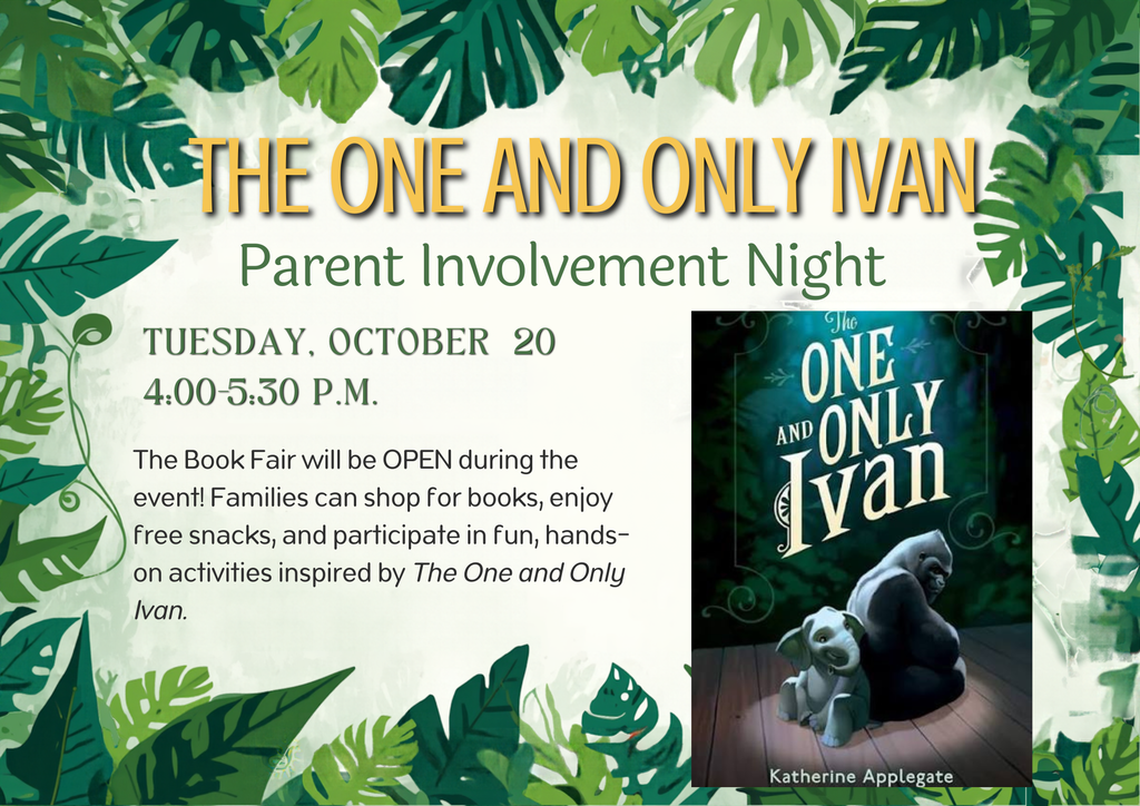 Tuesday, October 20th from 4-5:30 pm Parent Night