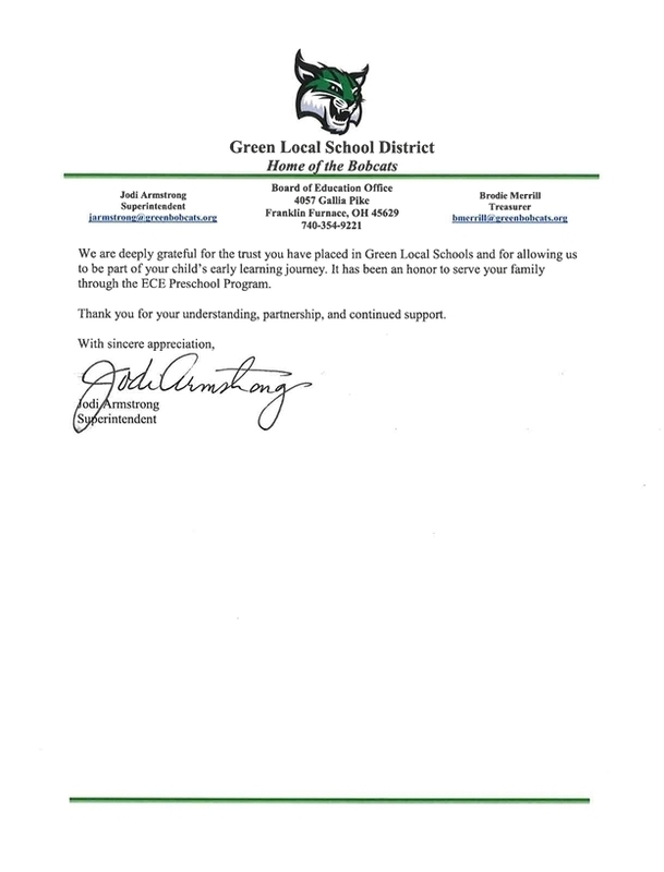 pg 2 preschool ltr to close