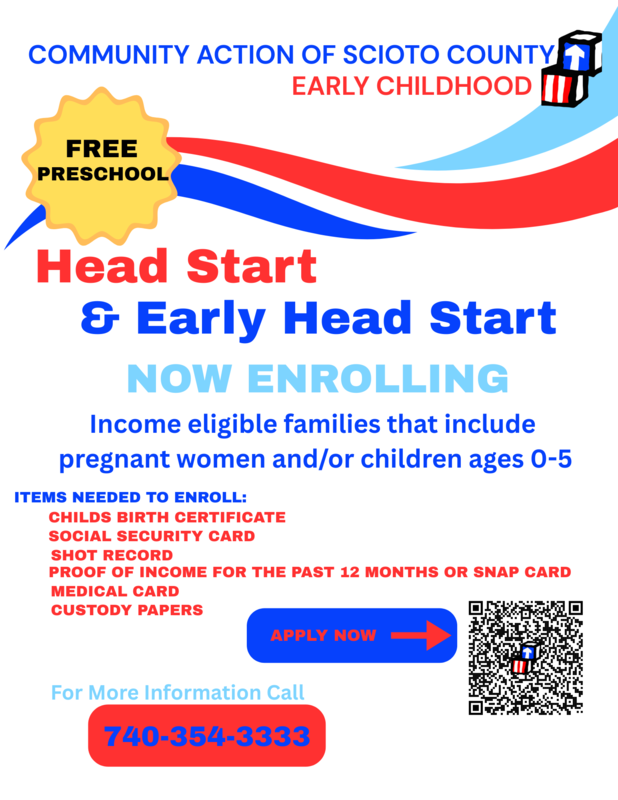 CAO Head Start flyer