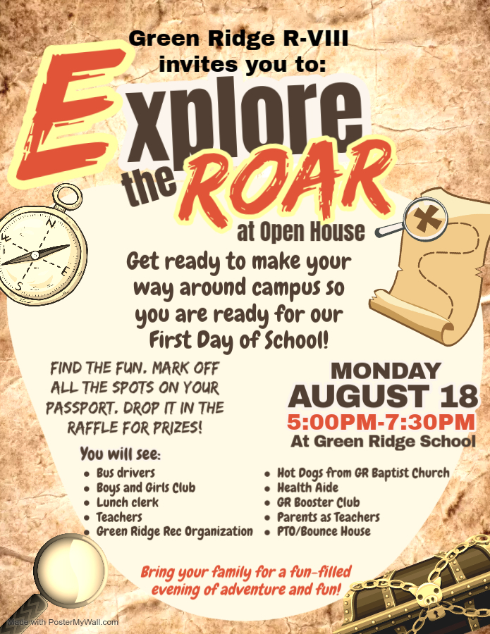 Open House flyer