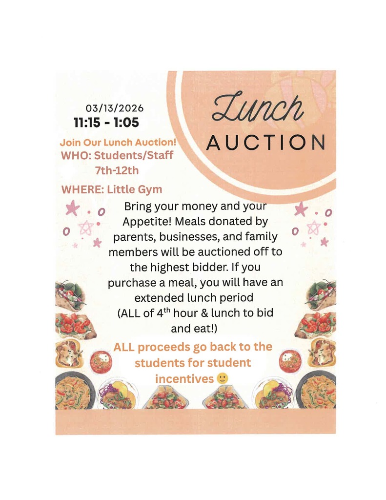 GRHS lunch auction for PBIS