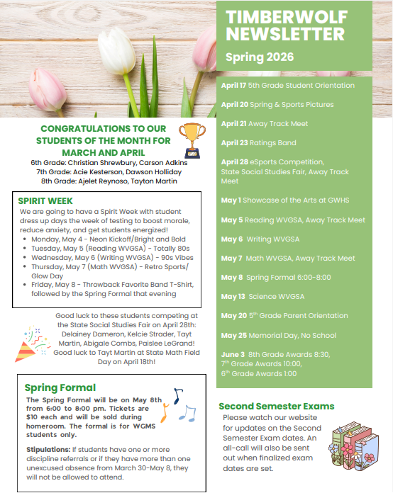 WGMS Spring News