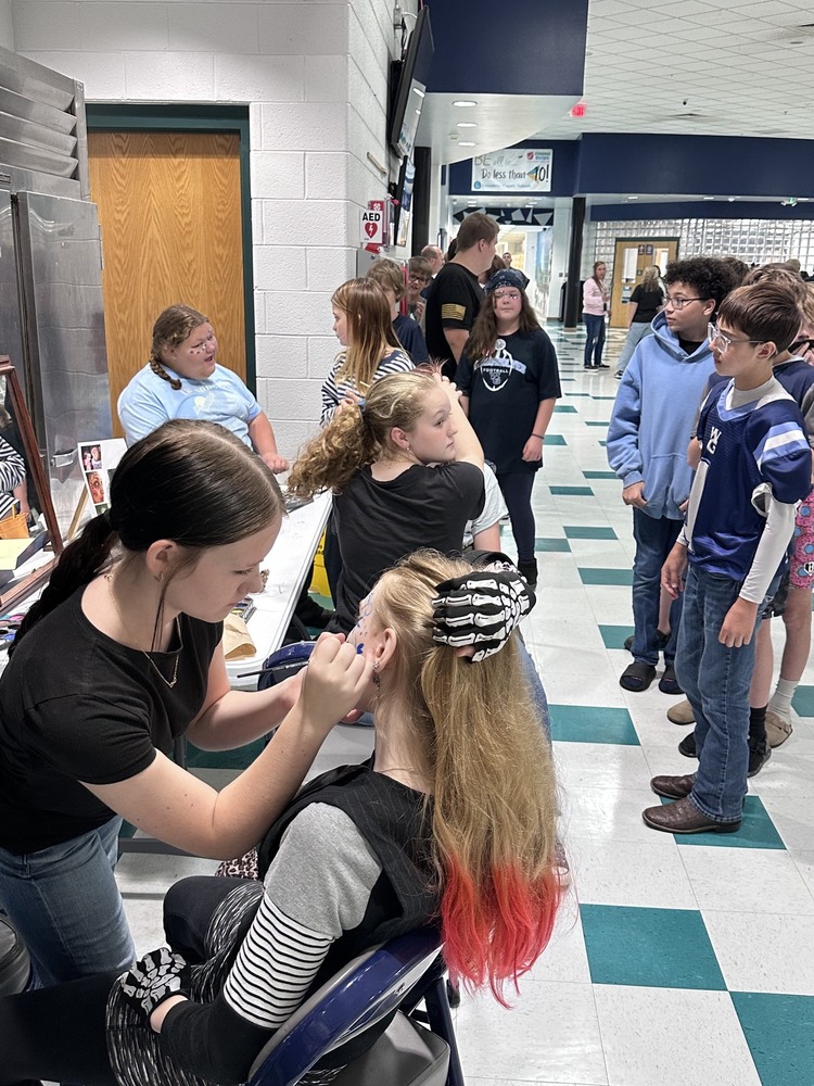 WGMS Students Face Paint