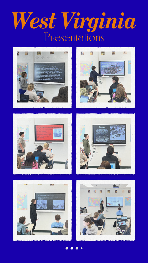 WV History Presentations