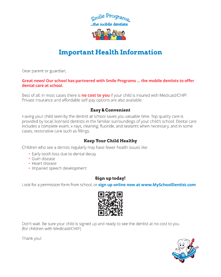 WGMS Welcomes the Smile Program
