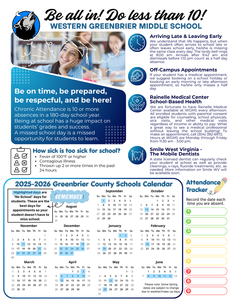 WGMS Attendance Matters