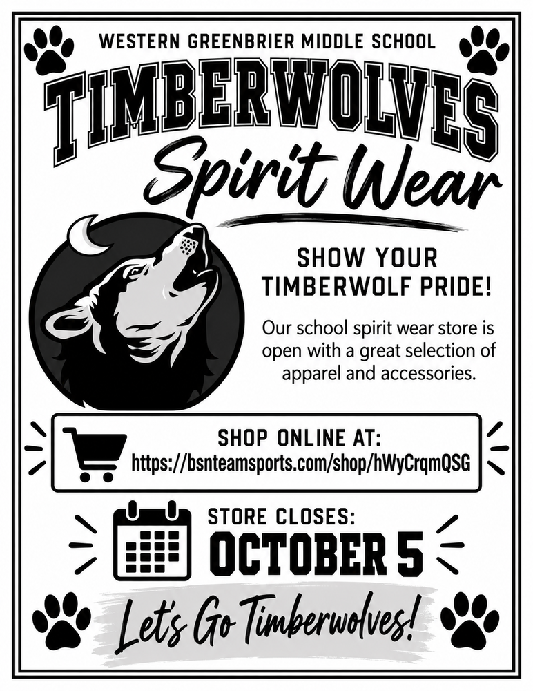Timberwolf Spirit Wear Store