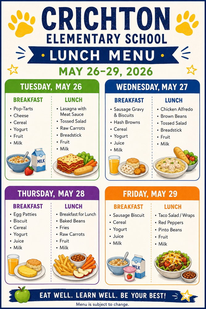 lunch menu