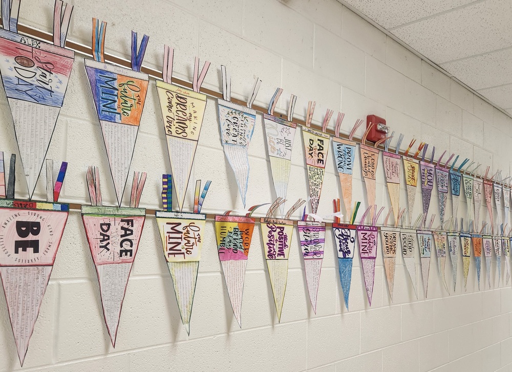 WGMS Positive Pennant Flags