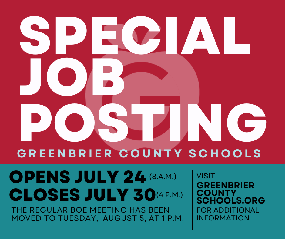 Special Job Posting