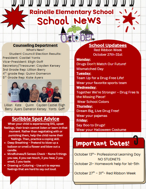 Rainelle Elementary School News.