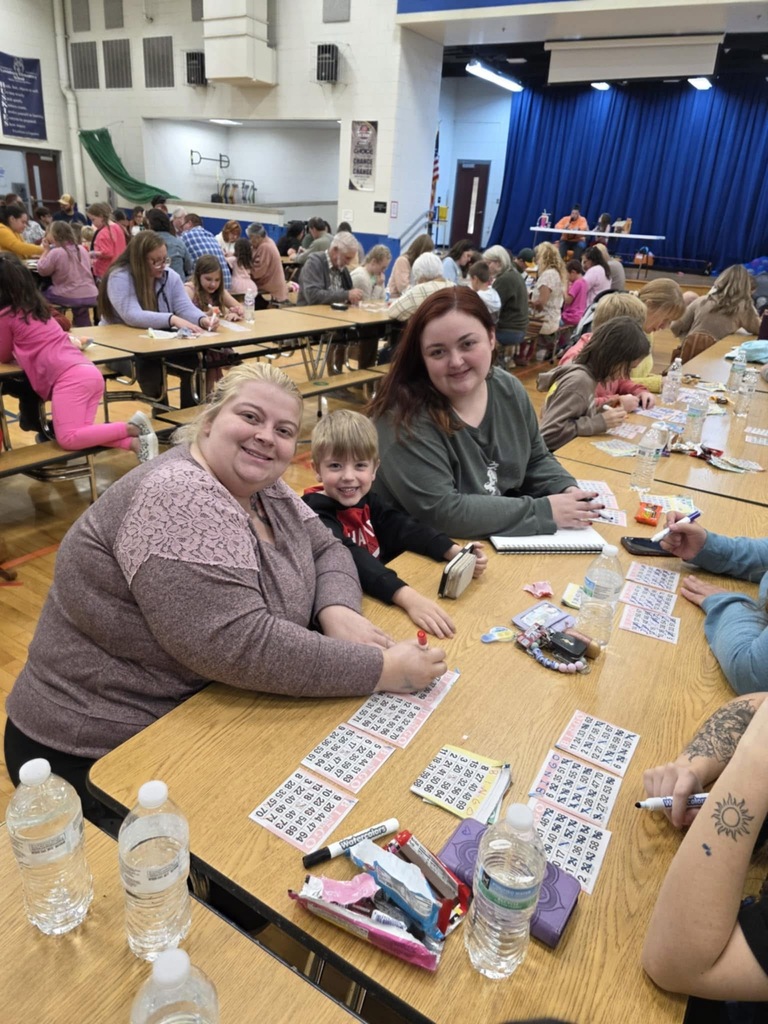 LES families playing bingo