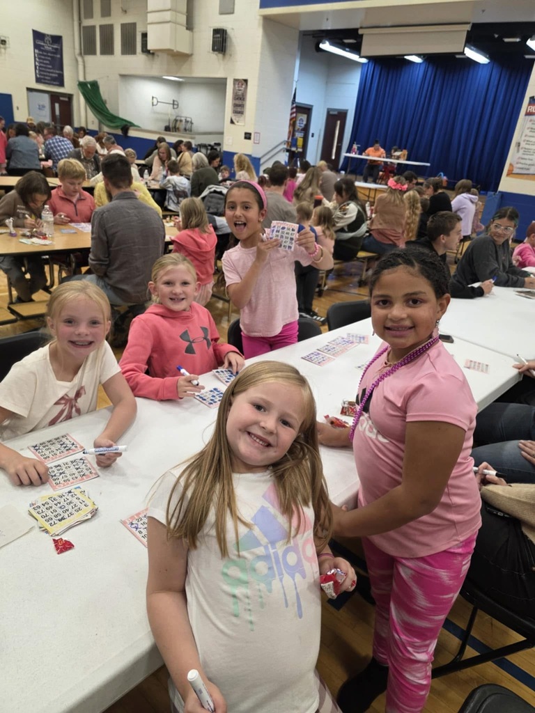 LES families playing bingo