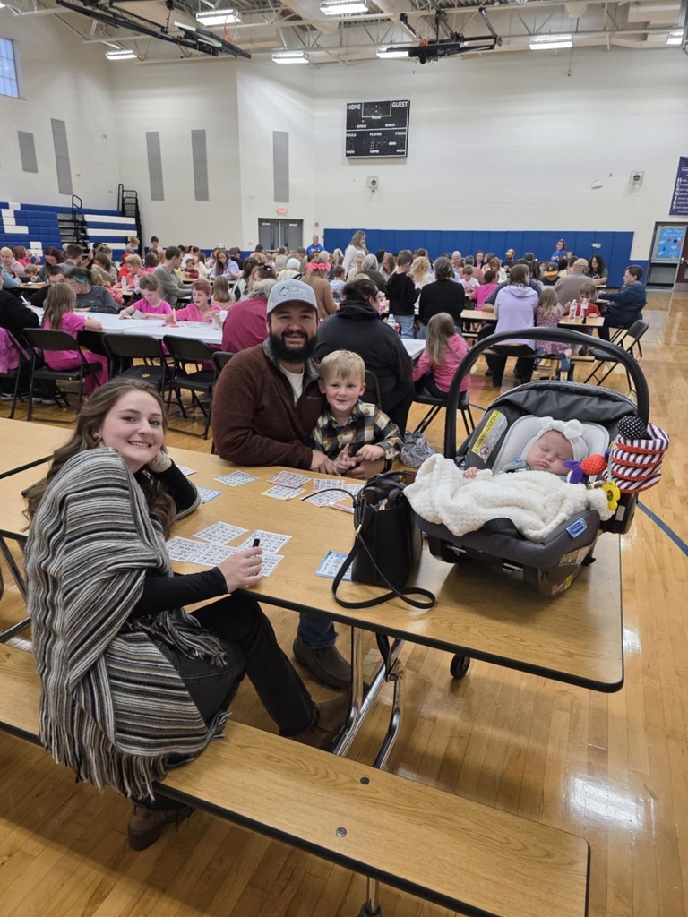 LES families playing bingo