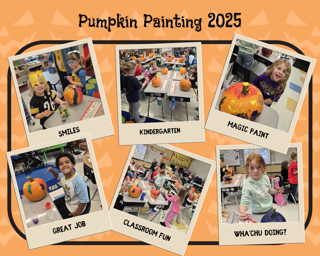Kindergarten Pumpkin Painting 2025