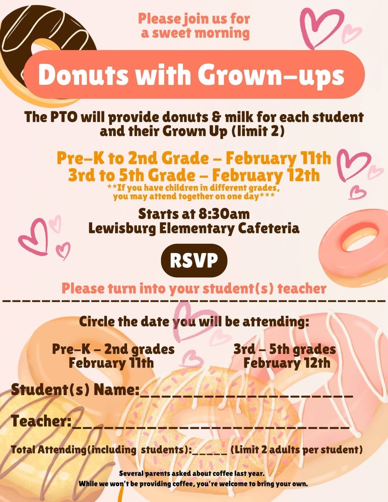 Donuts with Grownups flyer