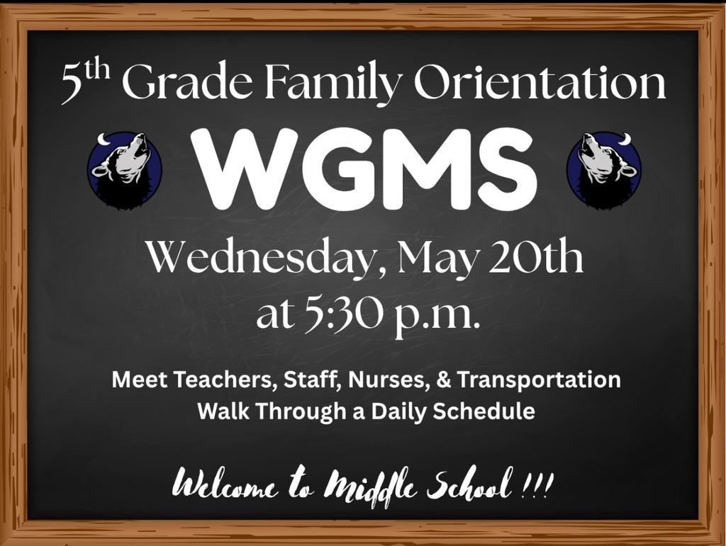5th grade family orientation night