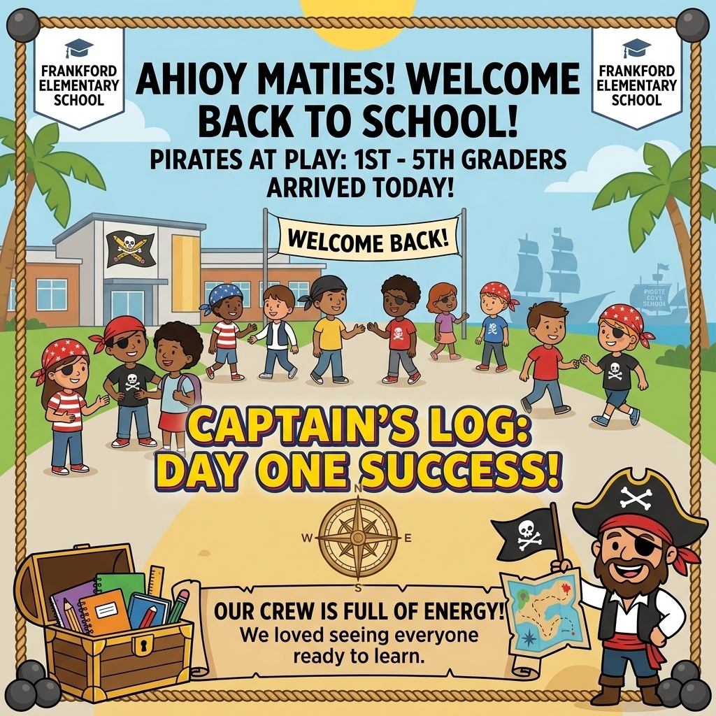 Welcome back 1st-5th graders!
