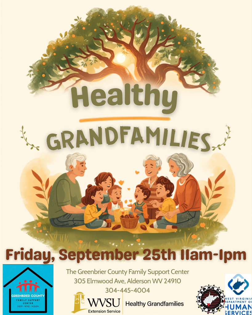 Healthy Grandfamilies. Friday, Sept 25th 11am-1pm