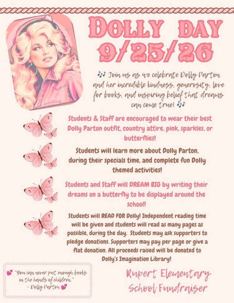 Dolly Day at Rupert Elementary 