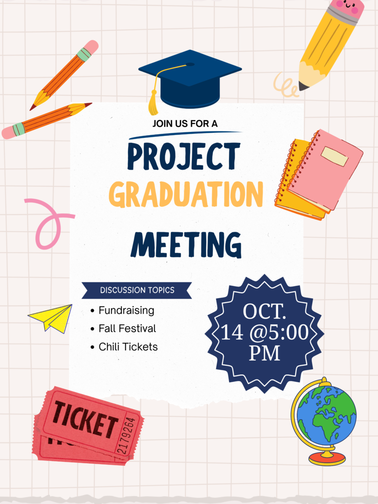 Project Graduation Flyer