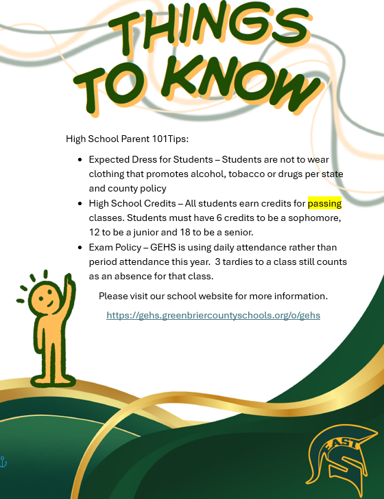 Things to Know for Parents 