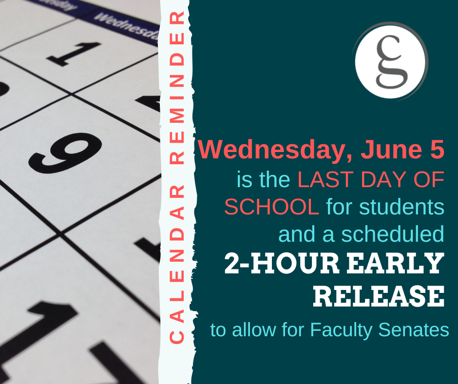 June 5 2-hour early release