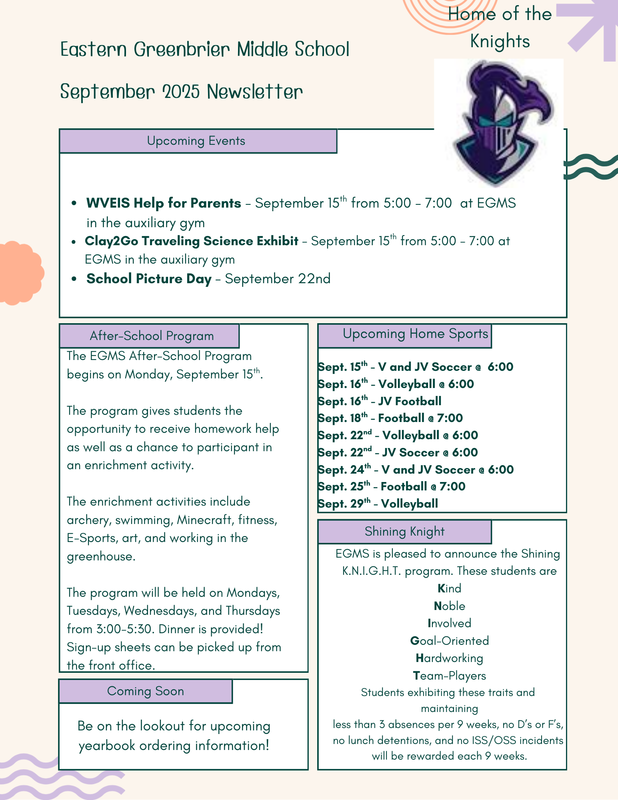 Sept. Newsletter 