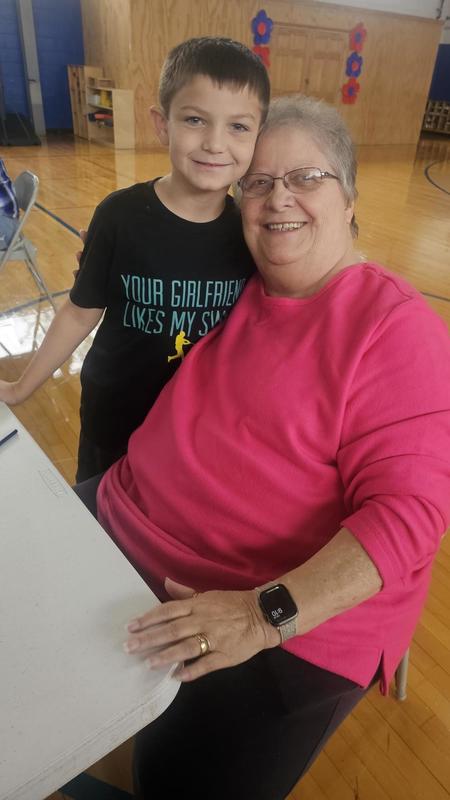 grandson and grandma