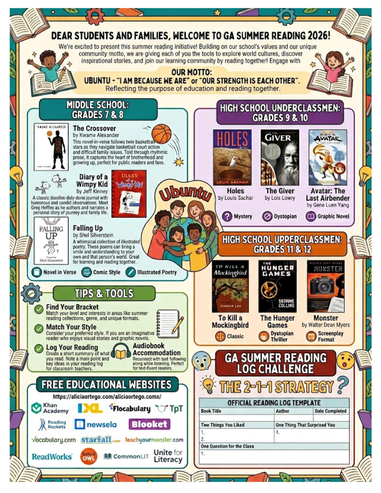 GA Summer Reading List
